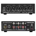 3チャンネルミキサーフロントステレオアンプ 高音／中音／低音調整 USB 5V電源 USプラグ B056