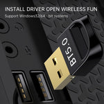 USB Bluetooth V5.0 アダプター レシーバー、Bluetooth V5.0