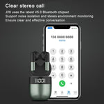 J28 TWSワイヤレスBluetoothイヤホン LEDデジタルディスプレイ HIFI音楽スポーツイヤホン