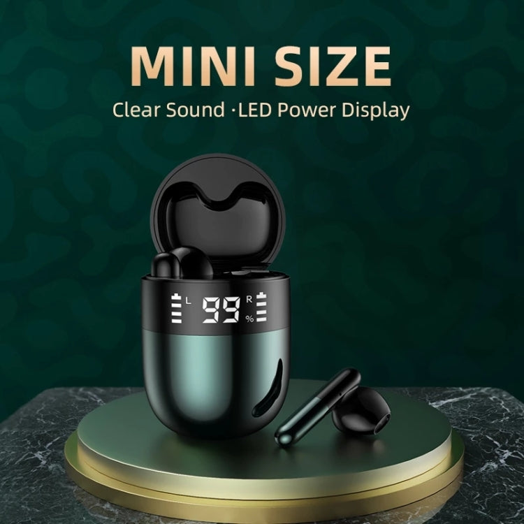 J28 TWSワイヤレスBluetoothイヤホン LEDデジタルディスプレイ HIFI音楽スポーツイヤホン