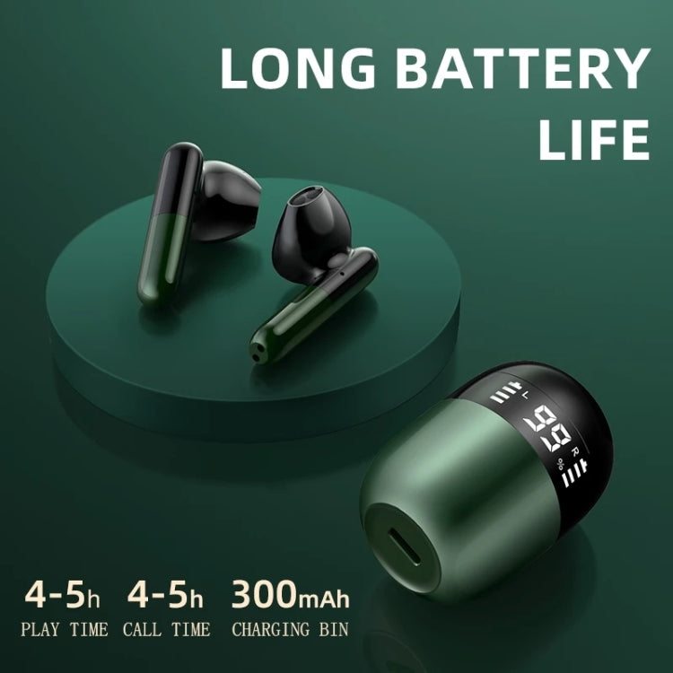 J28 TWSワイヤレスBluetoothイヤホン LEDデジタルディスプレイ HIFI音楽スポーツイヤホン