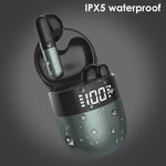 J28 TWSワイヤレスBluetoothイヤホン LEDデジタルディスプレイ HIFI音楽スポーツイヤホン