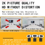 C10 2K HD 歪みなし 360度回転 三段階調光USBドライバーフリーウェブカメラ 内蔵クリアマイク