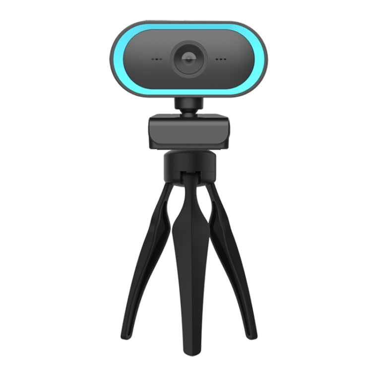 C11 2K画質 HD 歪みなし 360度回転 内蔵マイク 音声クリア 三脚付きウェブカメラ