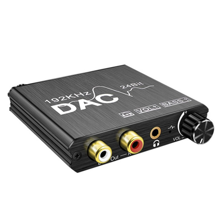デジタル-アナログオーディオコンバーター ステレオエクストラクター DACアンプ 光学SPDIF 192Khz 24Bit
