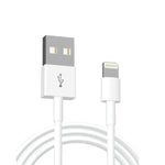 デュアルUSBポータブルトラベルチャージャー + 1メートルUSB to 8ピンデータケーブル、EUプラグ