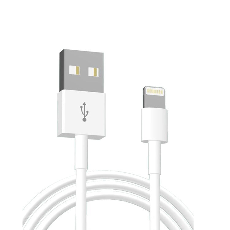 デュアルUSBポータブルトラベルチャージャー + 1メートルUSB to 8ピンデータケーブル、EUプラグ