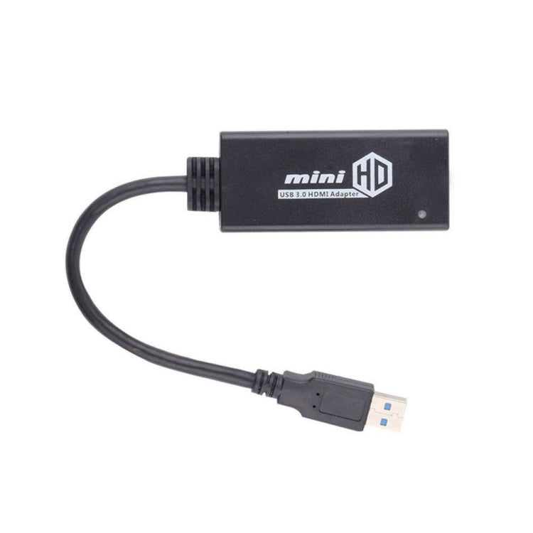 USB 3.0 から HDMI HD変換ケーブルアダプター オーディオ付き、ケーブル長：20cm