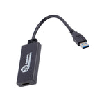 USB 3.0 から HDMI HD変換ケーブルアダプター オーディオ付き、ケーブル長：20cm