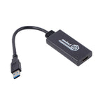 USB 3.0 から HDMI HD変換ケーブルアダプター オーディオ付き、ケーブル長：20cm