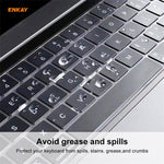ENKAY MacBook Pro 16インチ A2141 / Pro 13.3インチ A2289 & A2251 & A2338 (2020)用ソフトTPUキーボードプロテクターフィルム、EUバージョン