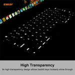 ENKAY MacBook Pro 16インチ A2141 / Pro 13.3インチ A2289 & A2251 & A2338 (2020)用ソフトTPUキーボードプロテクターフィルム、EUバージョン