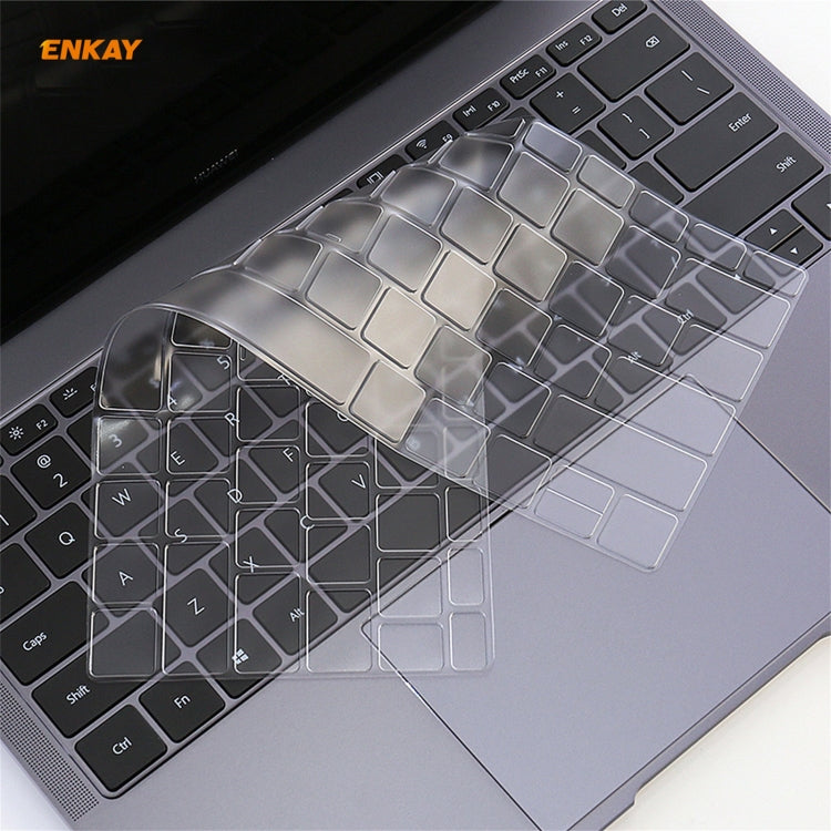 ENKAY 超薄型ソフトTPUキーボード保護フィルム Huawei MateBook 13インチ用、米国版、Huawei MateBook 13インチ用