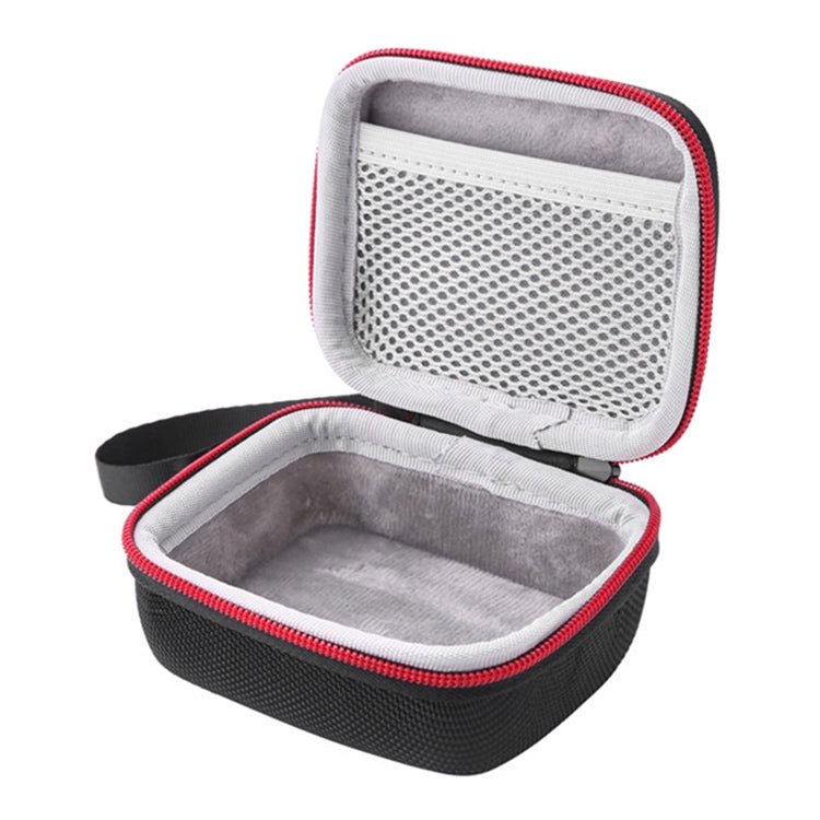 JD-275178 EVA ハードケース トラベル保護キャリング収納バッグ JBL GO / JBL GO 2用, 収納バッグ ブラック＋レッド