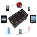 XLD-A7 100W 15ポートUSB急速充電ステーション スマートチャージャー、AC 100-240V、100W 15ポートUSB EUプラグ、100W 15ポートUSB 米国プラグ、100W 15ポートUSB AUプラグ、100W 15ポートUSB UKプラグ