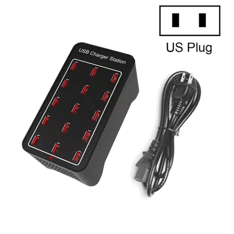 XLD-A7 100W 15ポートUSB急速充電ステーション スマートチャージャー、AC 100-240V、100W 15ポートUSB EUプラグ、100W 15ポートUSB 米国プラグ、100W 15ポートUSB AUプラグ、100W 15ポートUSB UKプラグ