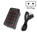 100W 20ポートUSB急速充電ステーション スマートチャージャー、AC 100-240V、100W 20ポートUSB EUプラグ、100W 20ポートUSB 米国プラグ、100W 20ポートUSB AUプラグ、100W 20ポートUSB UKプラグ
