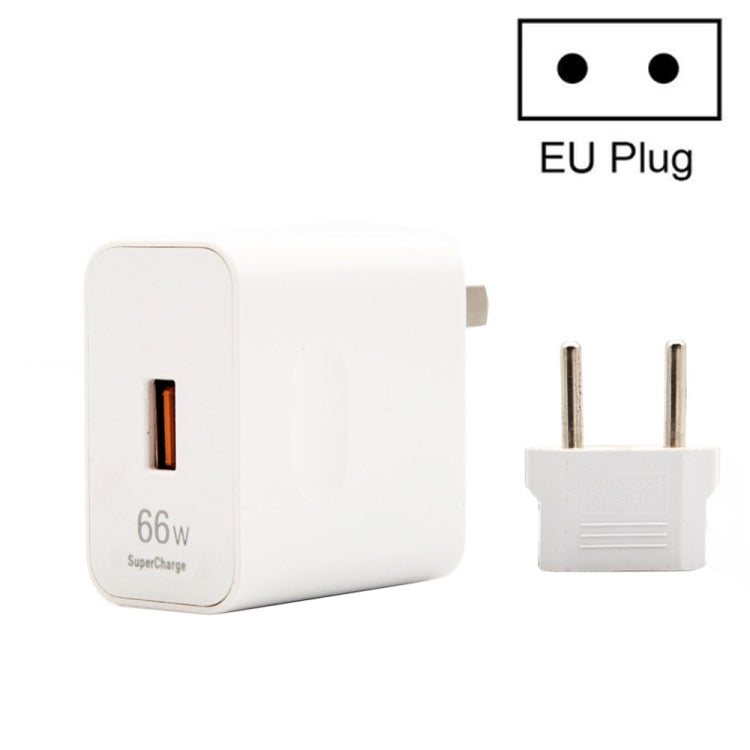 HW-66W 6A USB 急速充電トラベルチャージャー EUプラグ変換アダプター付き、EUプラグ付き