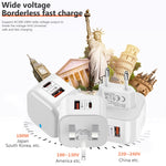 YSY-6087PD 20W PD3.0 + QC3.0 デュアル高速充電トラベルチャージャー Type-C to Type-Cデータケーブル付き、EUプラグ、USプラグ、UKプラグ