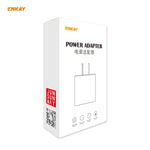 ENKAY Hat-Prince U090 20W PD + QC 3.0 ポータブルデュアルポート急速充電トラベルチャージャー電源アダプター、USプラグ