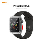 ENKAY Hat-prince 全面カバー TPUケース + 強化ガラスプロテクター、Apple Watch シリーズ 6 / 5 / 4 / SE 44mm用