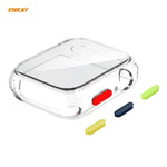 ENKAY Hat-prince 全面カバー TPUケース + 強化ガラスプロテクター、Apple Watch シリーズ 6 / 5 / 4 / SE 40mm用