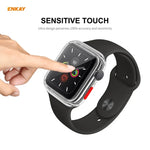 ENKAY Hat-prince 全面カバー TPUケース + 強化ガラスプロテクター、Apple Watch シリーズ 6 / 5 / 4 / SE 40mm用