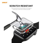 ENKAY Hat-prince 全面カバー TPUケース + 強化ガラスプロテクター、Apple Watch シリーズ 6 / 5 / 4 / SE 40mm用