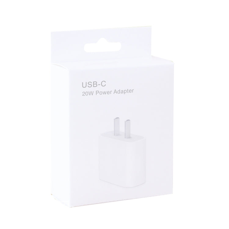 PD 20W シングルUSB-C / Type-Cポート トラベル充電器パワーアダプター、USプラグ、20W USプラグ