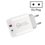 デュアル急速充電 20W PD3.0+QC 3.0インターフェーストラベルチャージャー iPhone、Huawei、Samsung、Xiaomi対応、EUプラグ、USプラグ、AUプラグ