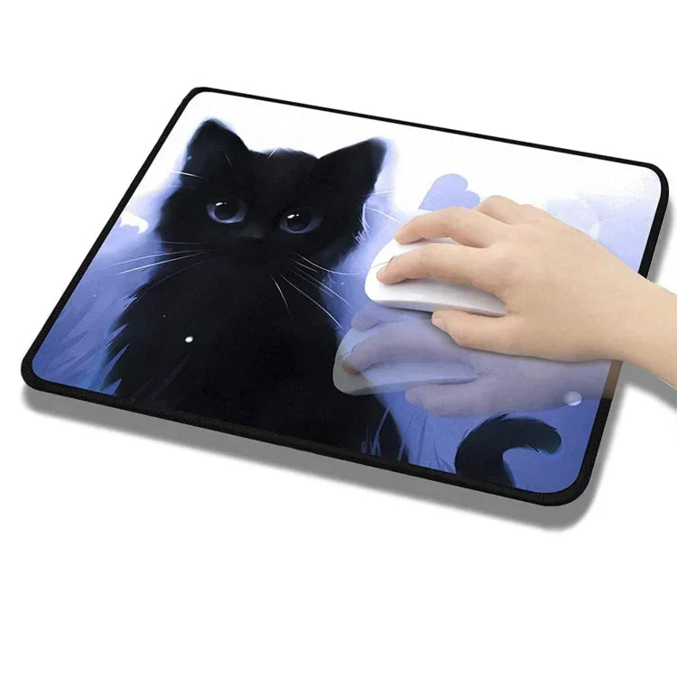 猫のキャラクター滑り止めeスポーツゲームマウスパッド