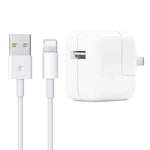 12W USB充電器＋USBから8ピンデータケーブル iPad / iPhone / iPodシリーズ用、USプラグ