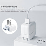 12W USB充電器＋USBから8ピンデータケーブル iPad / iPhone / iPodシリーズ用、USプラグ