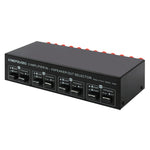 2入力4出力パワーアンプスピーカースイッチャー分配器 比較器 1チャンネルあたり300W 音質損失なし, B048