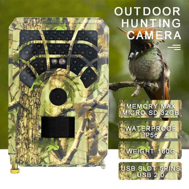 PR300A トラッキングカメラ 720P 120度広角 赤外線ナイトビジョン 野生動物ビデオサーマルカメラ、PR300A