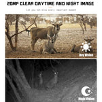 PR700 1080P Wildlife Hunting Camera Motion Activated Night Vision Camcorder for Outdoor Tracking Scan Trigger, PR700