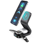 B-13 15W 最大 3イン1 マグネティックワイヤレス充電器 モバイルフォン & Apple Watch & AirPods対応