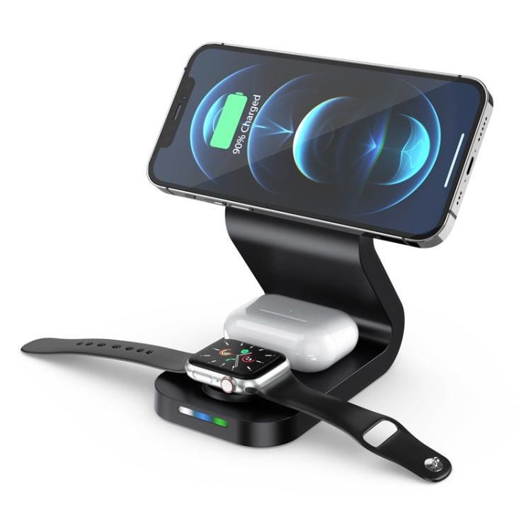 B-13 15W 最大 3イン1 マグネティックワイヤレス充電器 モバイルフォン & Apple Watch & AirPods対応