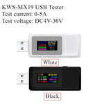 Keweisi KWS-MX19 USBテスター DC 4V-30V 0-5A 電流電圧検出器、KWS-MX19