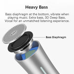 EWA A115 ポータブルメタル Bluetoothスピーカー 105時間パワー ハイファイステレオ アウトドアサブウーファー