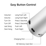 EWA A115 ポータブルメタル Bluetoothスピーカー 105時間パワー ハイファイステレオ アウトドアサブウーファー