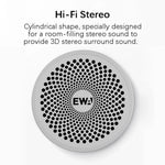 EWA A115 ポータブルメタル Bluetoothスピーカー 105時間パワー ハイファイステレオ アウトドアサブウーファー