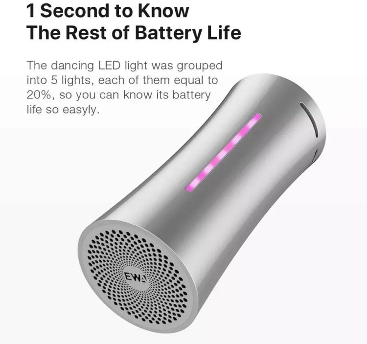 EWA A115 ポータブルメタル Bluetoothスピーカー 105時間パワー ハイファイステレオ アウトドアサブウーファー
