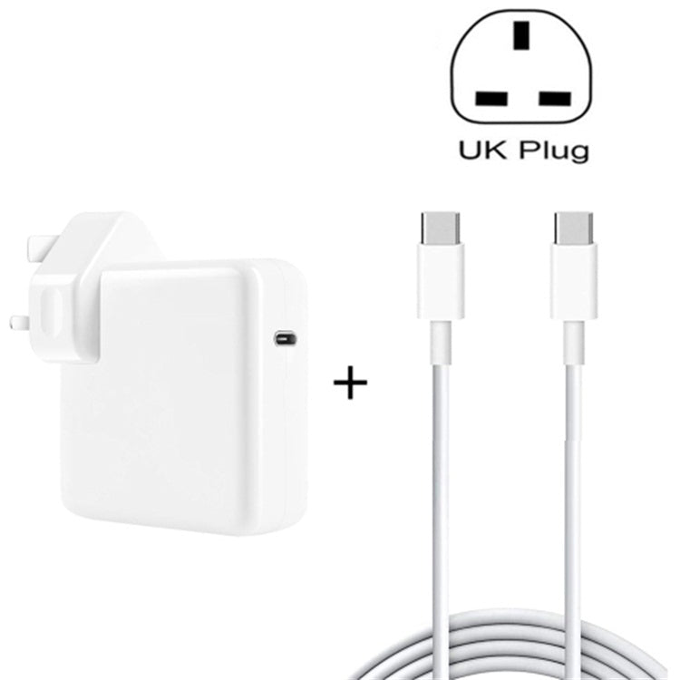 30W USB-C / Type-Cノートパソコン用ポータブル電源アダプター 1.8m USB-C / Type-C to USB-C / Type-C充電ケーブル付き、30W USプラグ、30W EUプラグ、30W UKプラグ、30W AUプラグ