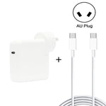 96W USB-C / Type-C電源アダプター ポータブル充電器 1.8m USB-C / Type-C to USB-C / Type-C充電ケーブル付き、96W UKプラグ、96W AUプラグ、96W USプラグ、96W EUプラグ