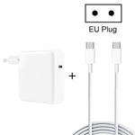 96W USB-C / Type-C電源アダプター ポータブル充電器 1.8m USB-C / Type-C to USB-C / Type-C充電ケーブル付き、96W UKプラグ、96W AUプラグ、96W USプラグ、96W EUプラグ