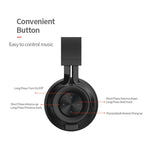 Fingertime P1 ワイヤレス Bluetooth 5.0 ステレオ ソフトレザーイヤーマフ 折りたたみヘッドセット 内蔵マイク付き PC / 携帯電話対応