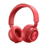 Fingertime P1 ワイヤレス Bluetooth 5.0 ステレオ ソフトレザーイヤーマフ 折りたたみヘッドセット 内蔵マイク付き PC / 携帯電話対応