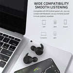 T20 TWS Bluetooth フック付き ワイヤレススポーツヘッドホン 充電ケース付き IPX6 防水 ノイズキャンセリングイヤホン