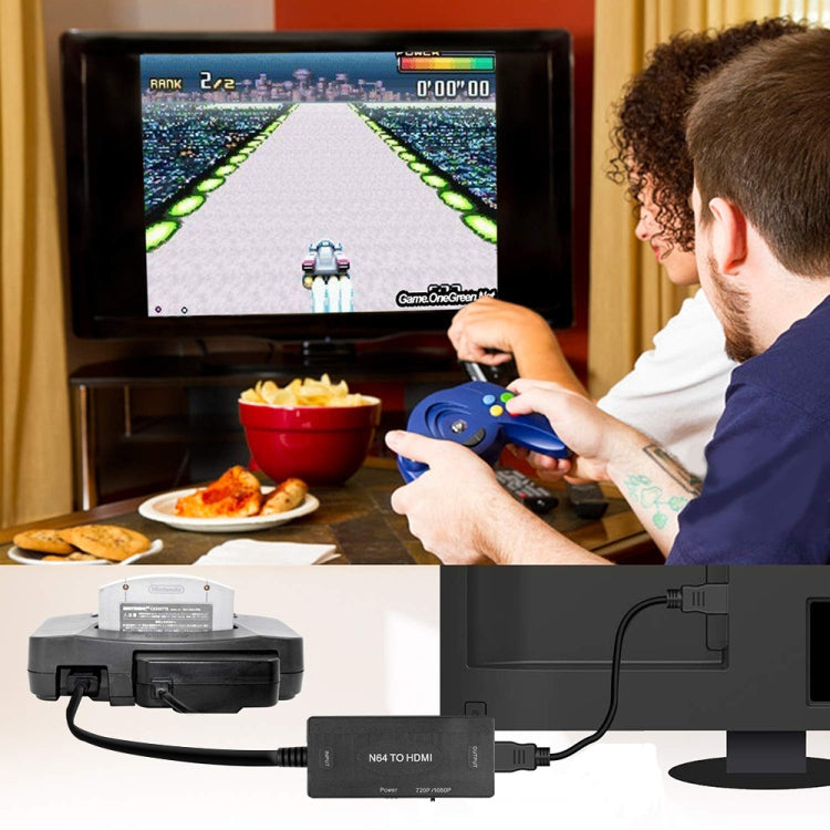 1080P N64 to HDMI デジタルアナログコンバーター ビデオケーブルアダプター、1080P アダプター